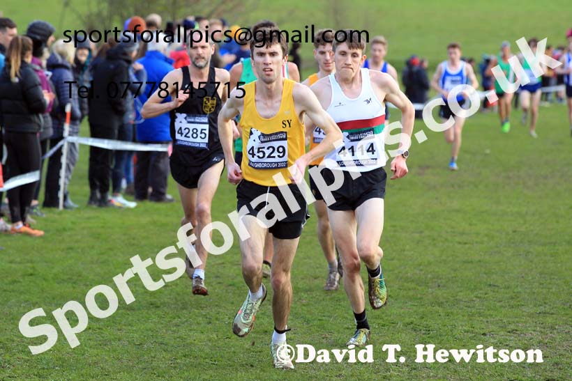 Senior Mens 2022 CAU Inter Counties Cross Country, Prestwold Hall, Loughborough.  Photo: David T. Hewitson/Sports for All Pics
